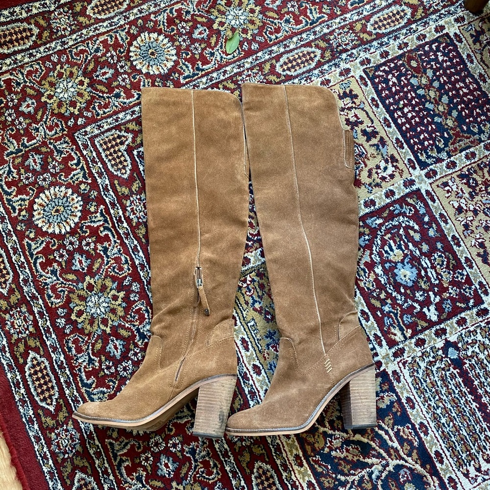 Dolce Vita knee high suede boots